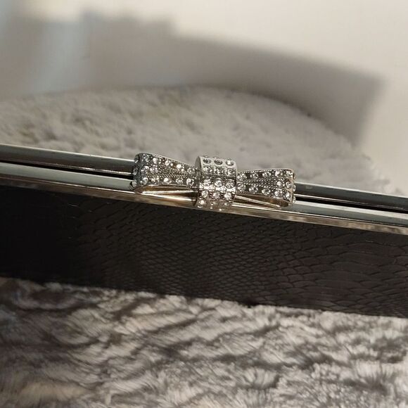 INC International Concept Croc Embossed Clutch Purse - Picture 2 of 7